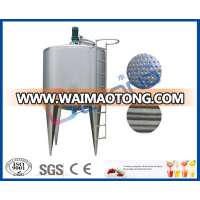 tomato sauce agitator blending tank with jacket steam heating tank tomato sauce mixing storage tank